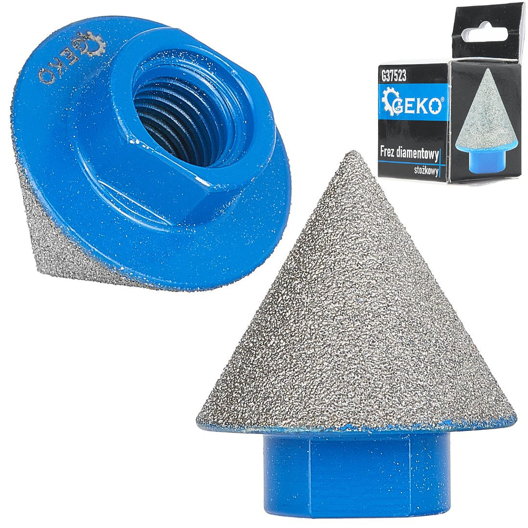 Freza conica diamantata, prindere M14, 2-38 mm, Geko G37523
