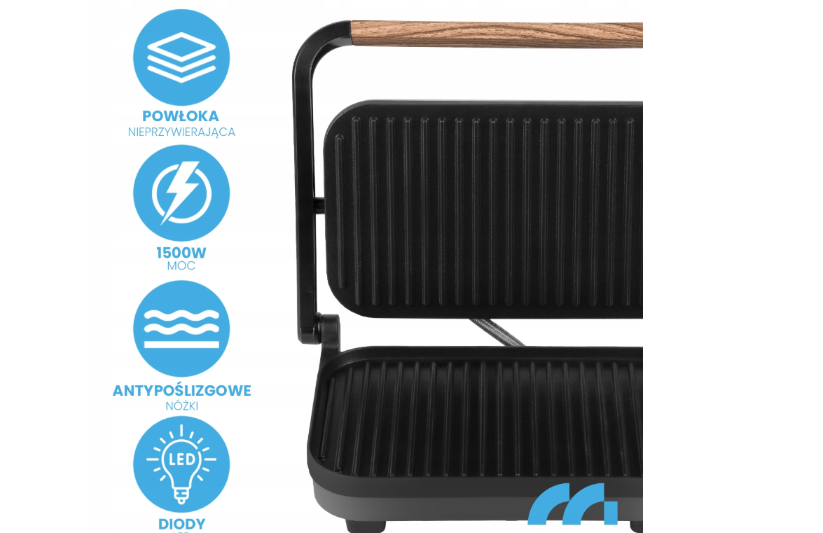 Sandwich maker grill SM1500W, MalTec 111867