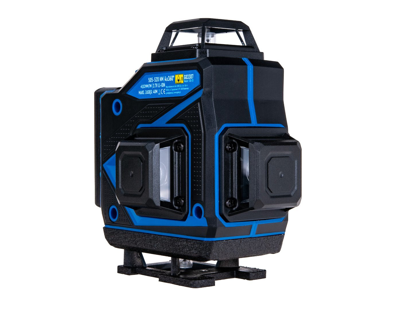 Nivela laser cu acumulator, 360 grade, 4D, 2 acumulatori, Geko G03307