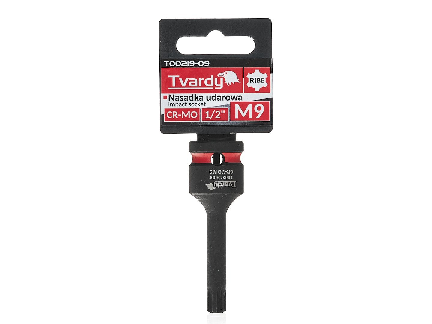 Cheie tubulara de impact RIBE 1 / 2", M9, Cr-Mo, Tvardy T00219-09