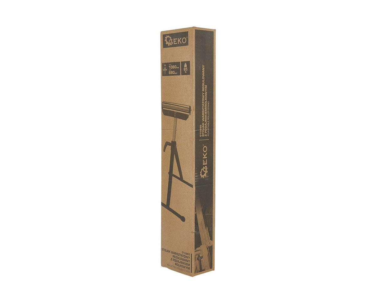 Stativ pentru atelier, 680-1080 mm, rola 300 mm, 65 kg, Geko G10880