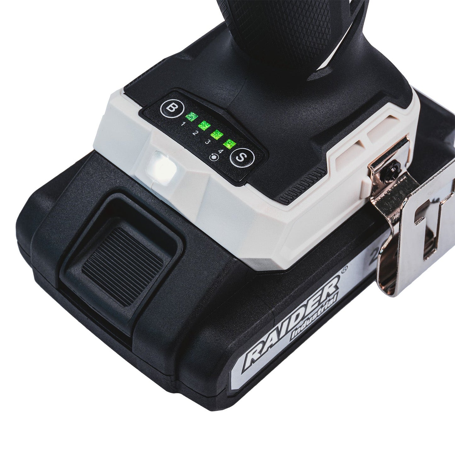 Set surubelnita cu impact brushless RDI-CDB04W si HID01W, 2 x 2Ah, Raider 011504
