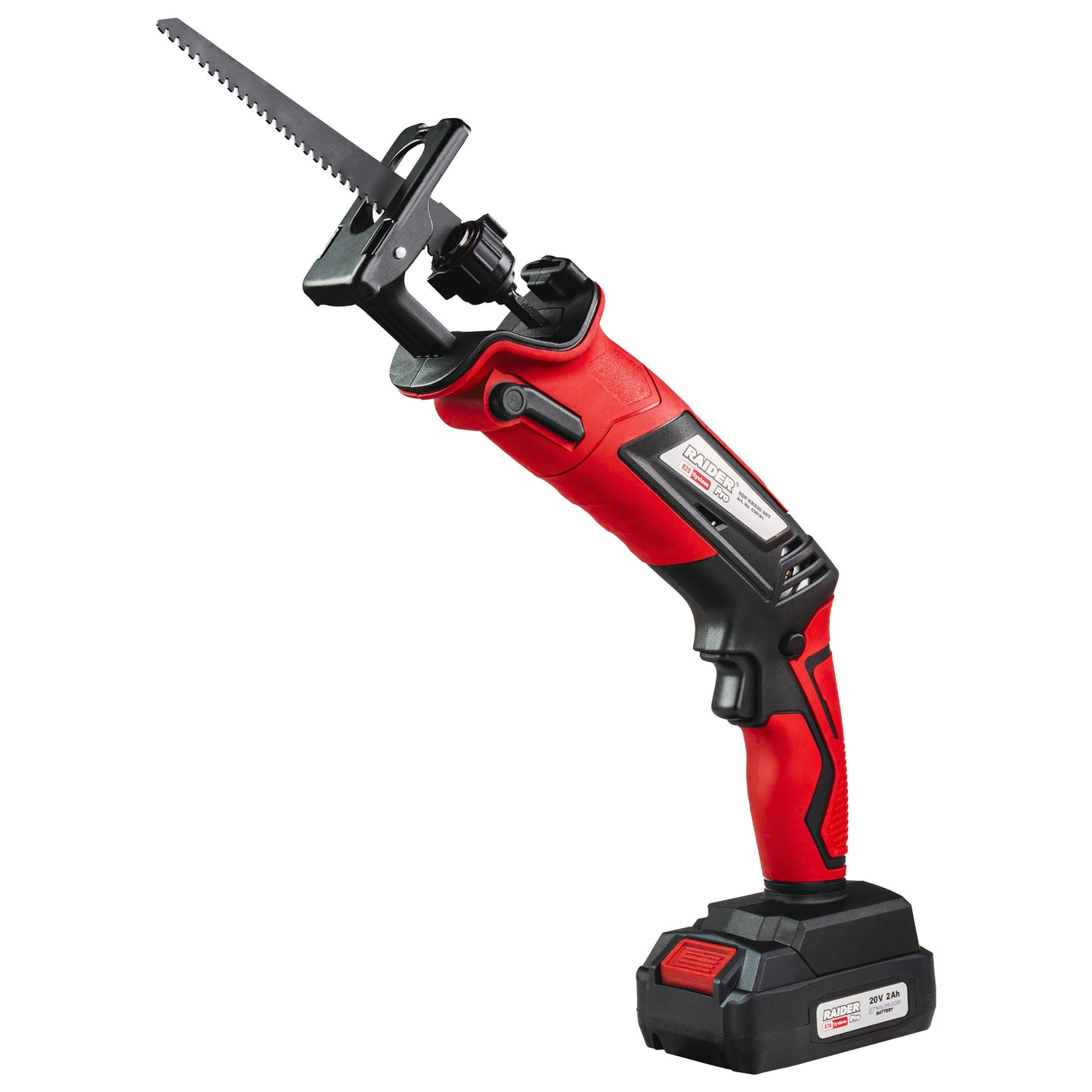 Fierastrau tip sabie cu prindere rapida cu acumulator RDP-KRS20, 2 Ah, Raider 030181