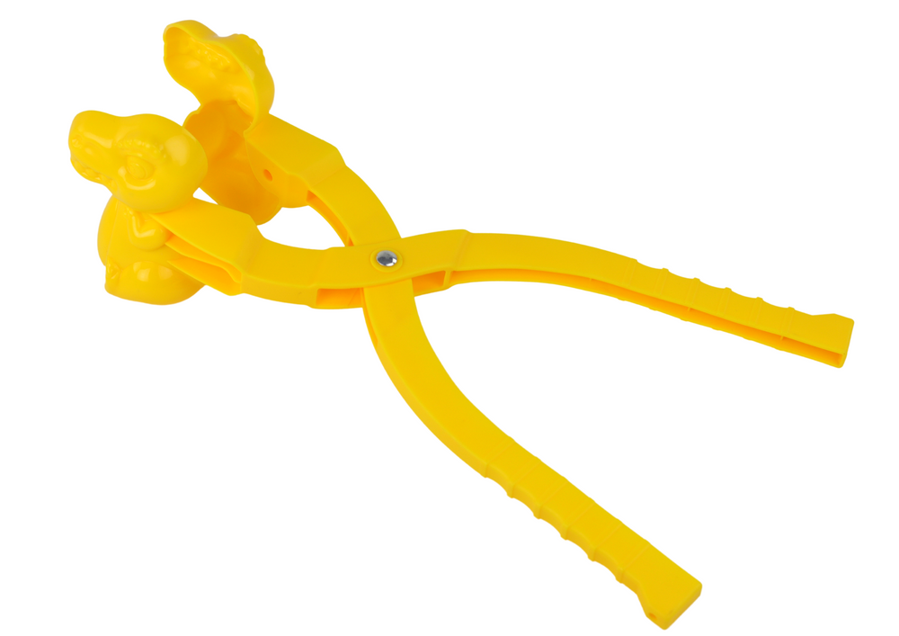 Dispozitiv pentru facut bulgari de zapada dinozaur, galben, 35 cm x 10 cm x 9 cm, Lean 17904
