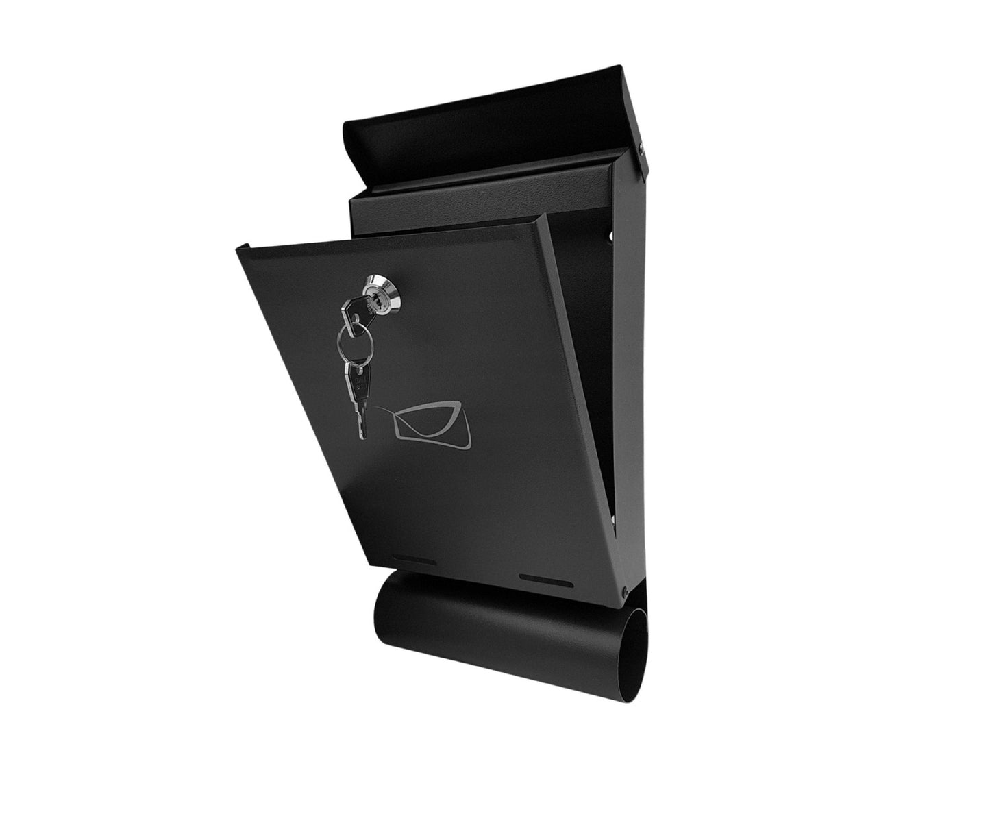 Cutie postala din otel zincat, 32.5x22.5x9.5cm, negru, Lean 26731
