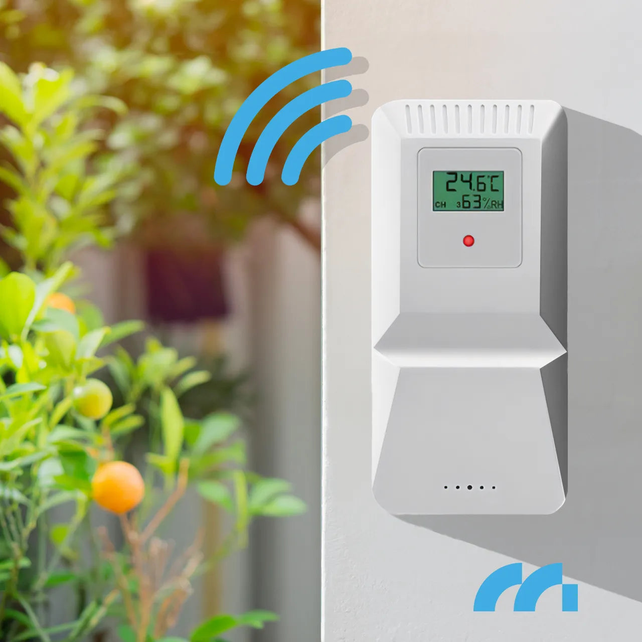 Statie meteo wireless, termometru, barometru, alarma, masurare temperatura, umiditate, negru, MalTec 111979