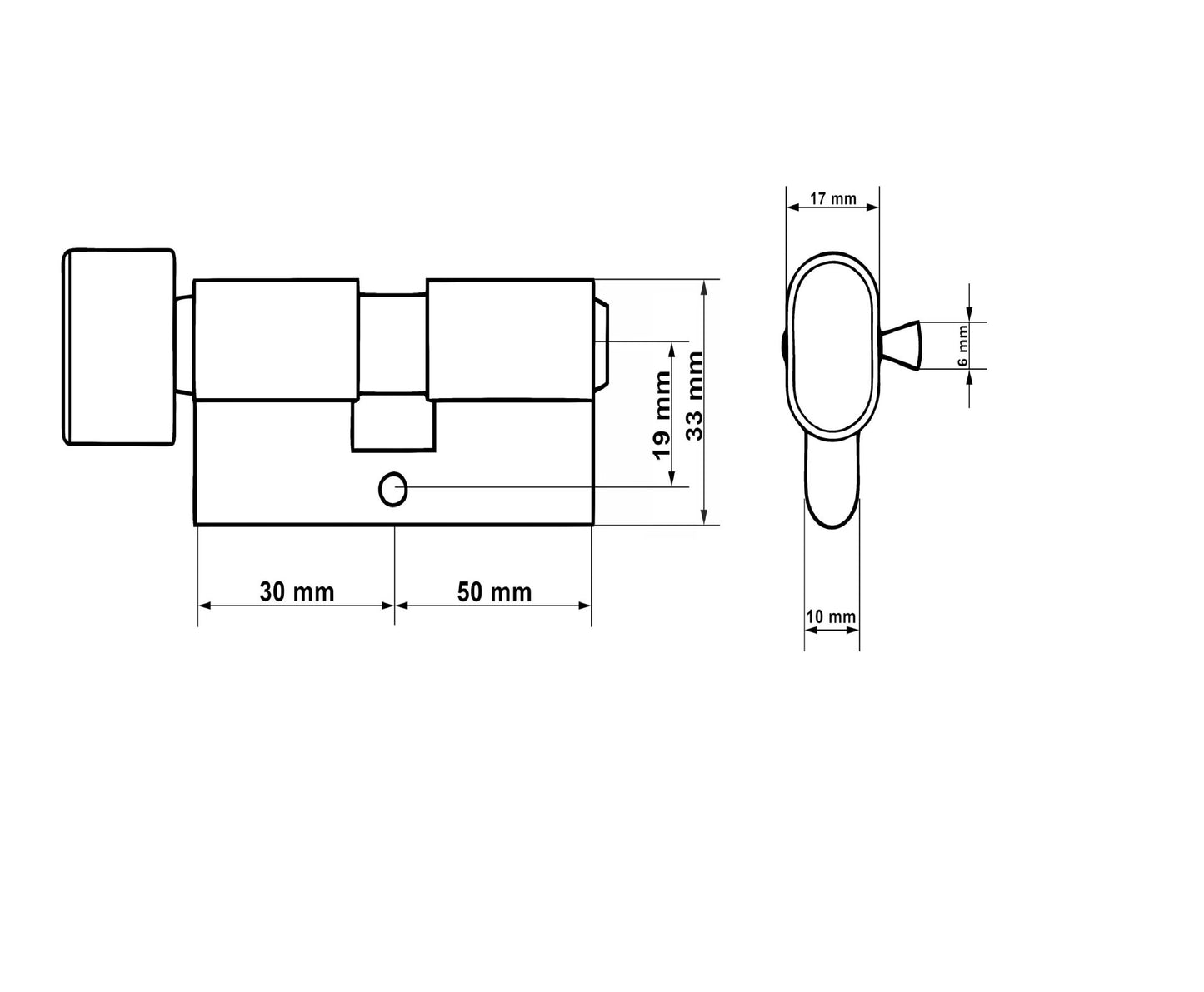 Butuc aluminiu, 30g/50, Keltin K02709