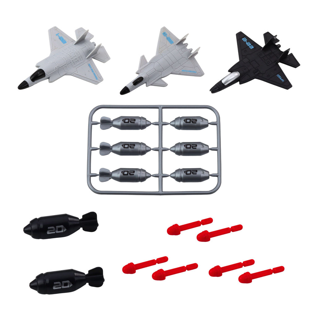 Set militar nava, submarin, vanatoare rachete, Lean 24286