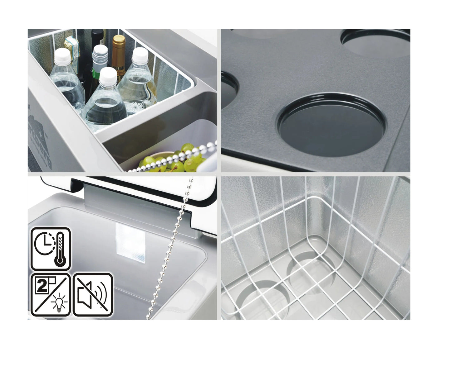 Frigider auto cu compresor 33 L Wertberg LT-5.35 BT, Bluetooth, Tuya Smart, 12V/24V/230V, Racire si Congelare -20°C, Harder HD1873