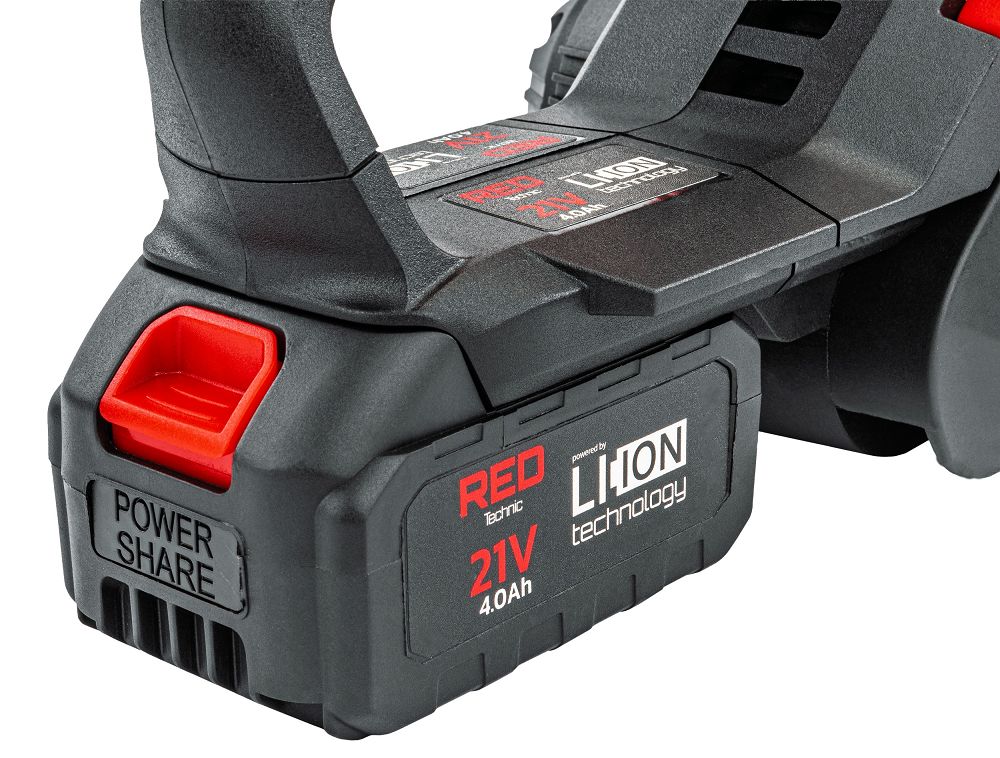 Drujba electrica pe acumulator, 4 Ah, 350 W, Red Technic RTPAK0124