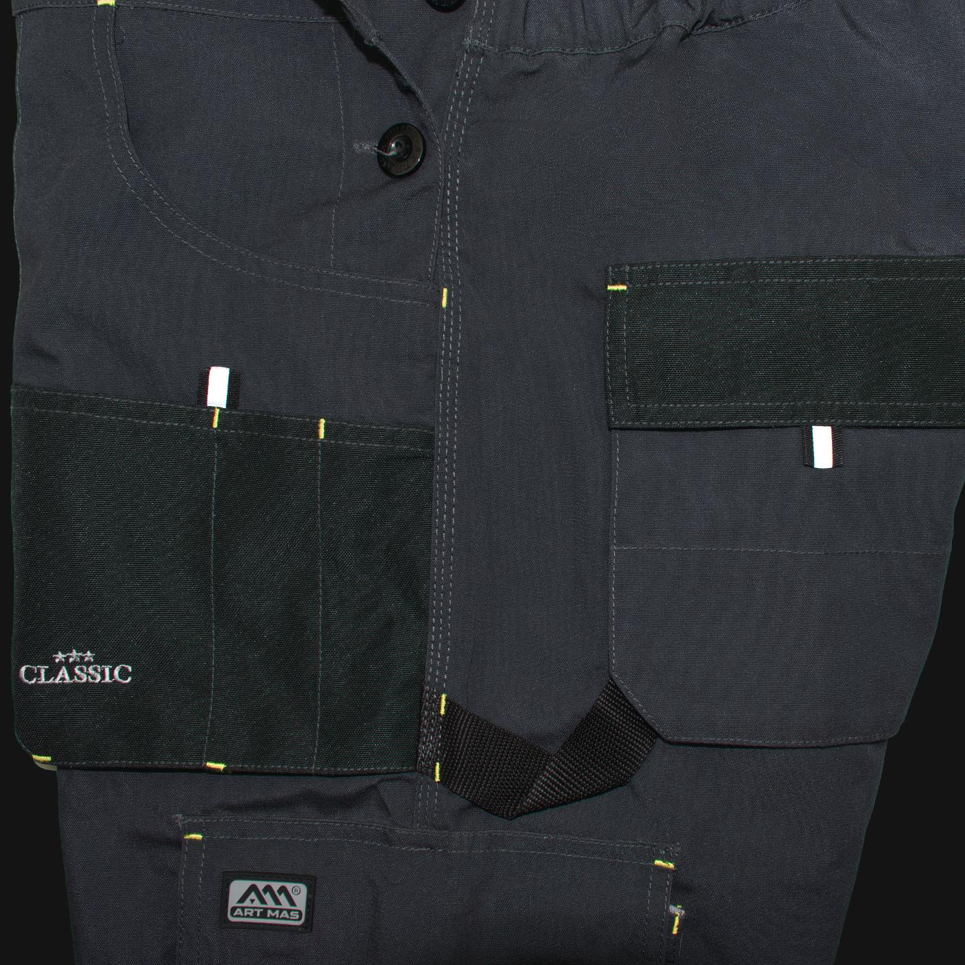 Pantaloni de lucru Classic, gri, marimea 52, Artmas ART469540