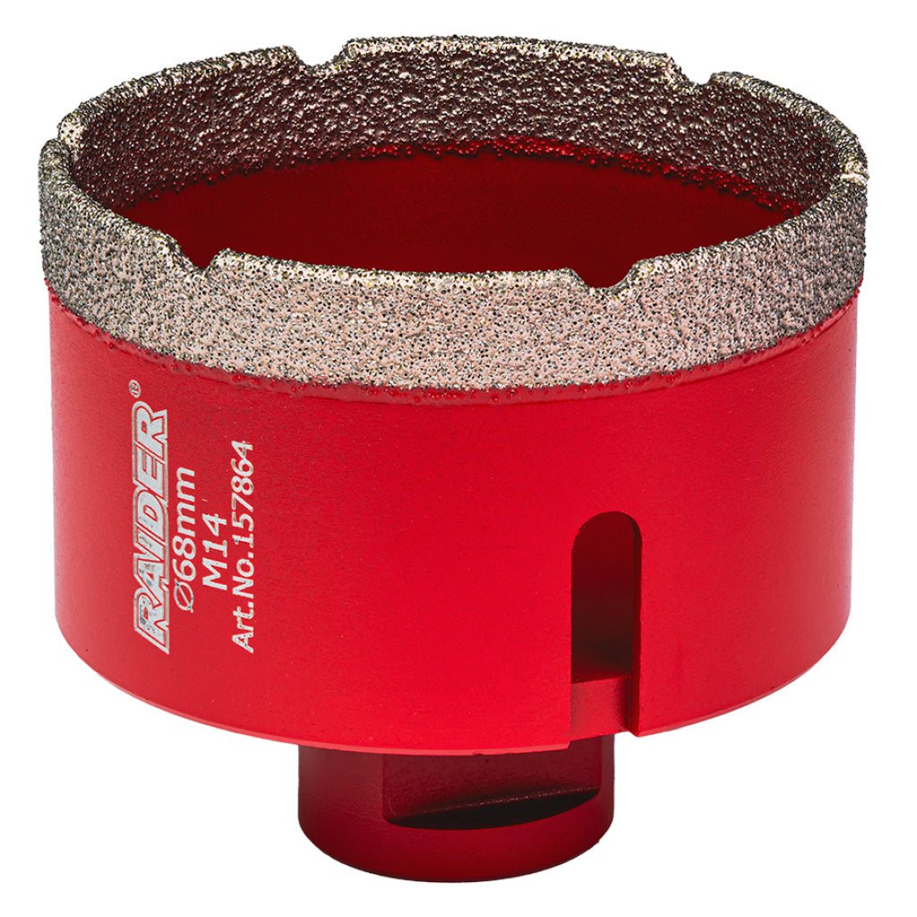Freza diamantata pentru frezare uscata, M14 x 68 mm, Raider 157864