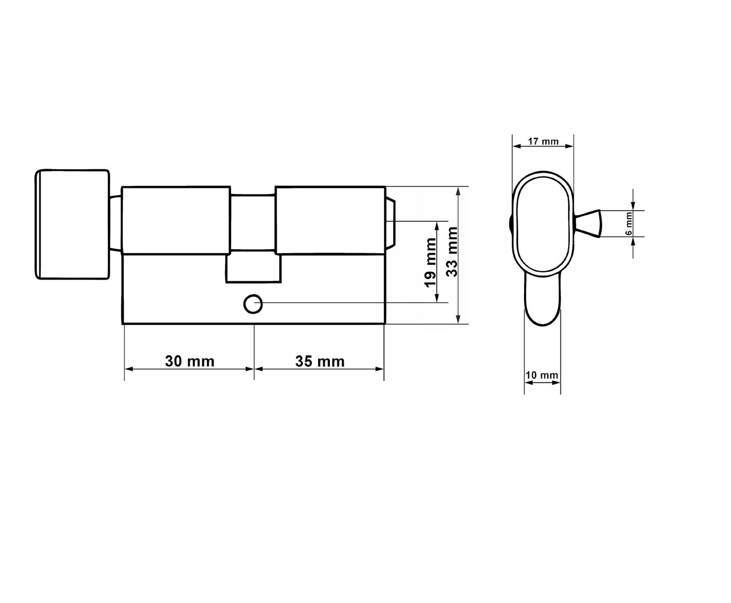 Butuc aluminiu, 30g/35, Keltin K02638