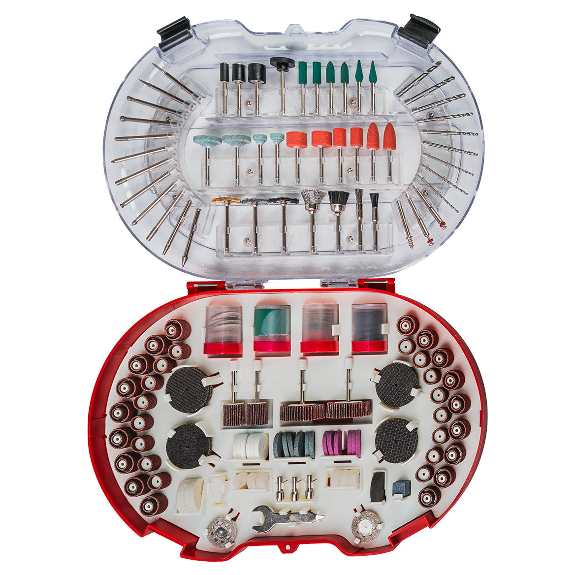 Set 227 accesorii pentru mini polizor, Raider 138408