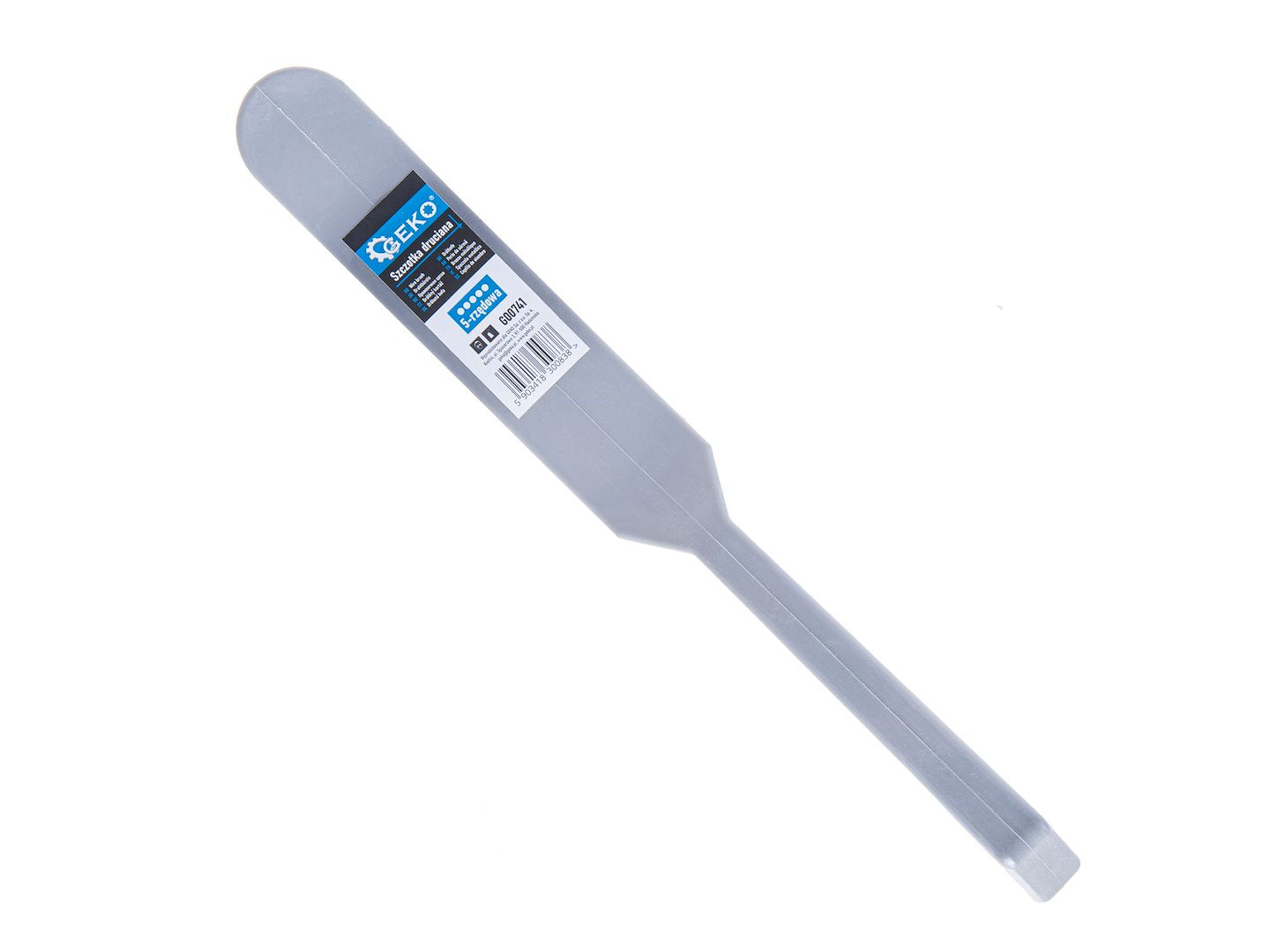 Perie de sarma cu 5 randuri, maner de plastic, Geko G00741