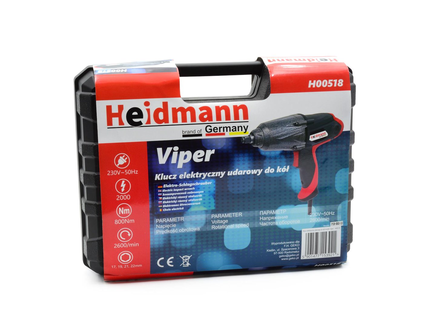 Cheie electrica de impact Viper, 1 / 2", Heidmann H00518