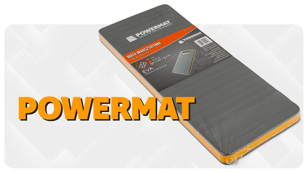 Covoras pentru atelier PM-MWR-50T, 500 mm x 200 mm x 30 mm, Powermat PM1423