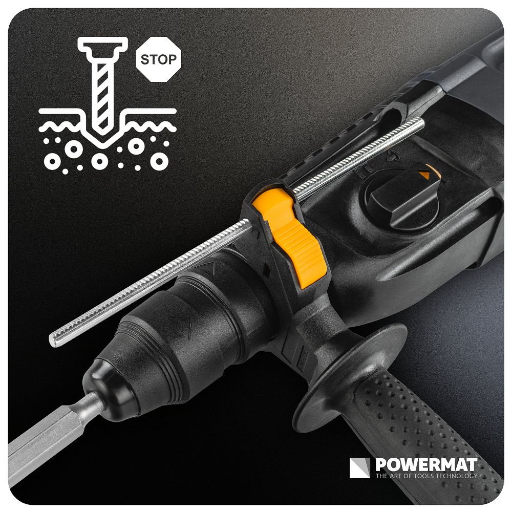 Ciocan rotopercutor PM-MWU-2600T, 2600 W, Powermat PM1511