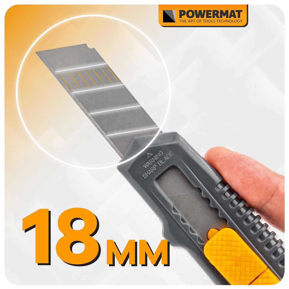 Cutter multifunctional PM-NT-18T, 15 x 4 cm, Powermat PM1443