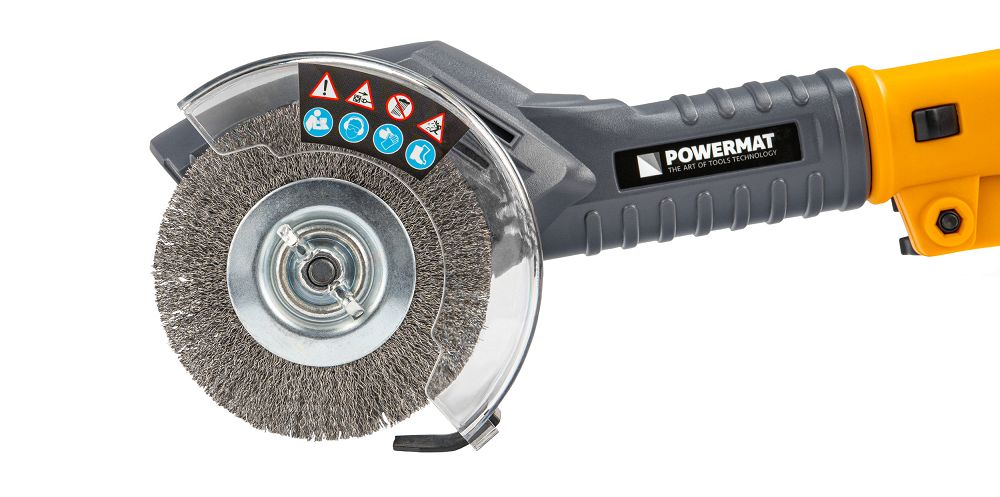 Masina pentru curatare rosturi pavele si taiere margini gazon cu acumulator PM-AKT-2AT, 21 V, Powermat PM1506