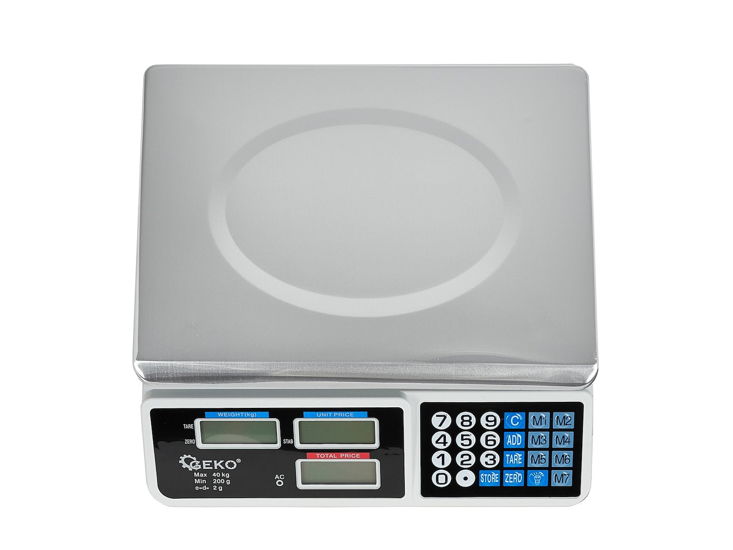 Cantar electronic digital, afisaj LCD, capacitate maxima 40 kg, Geko G71162