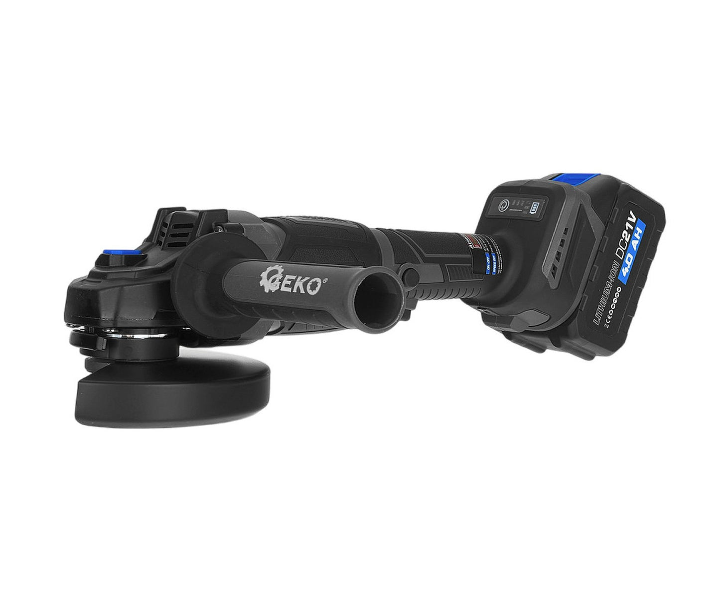 Polizor unghiular cu acumulator, 125 mm, 2x4.0 Ah 21 V, 950 W, Geko G80680