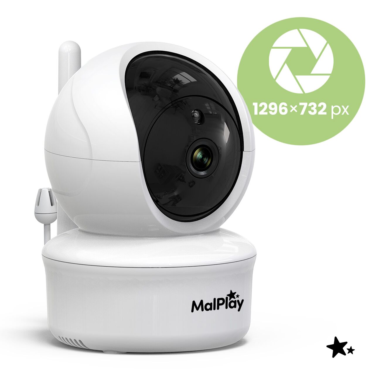 Camera de supraveghere pentru bebelusi NannyEyeComplex HD, 5", MalPlay 113864