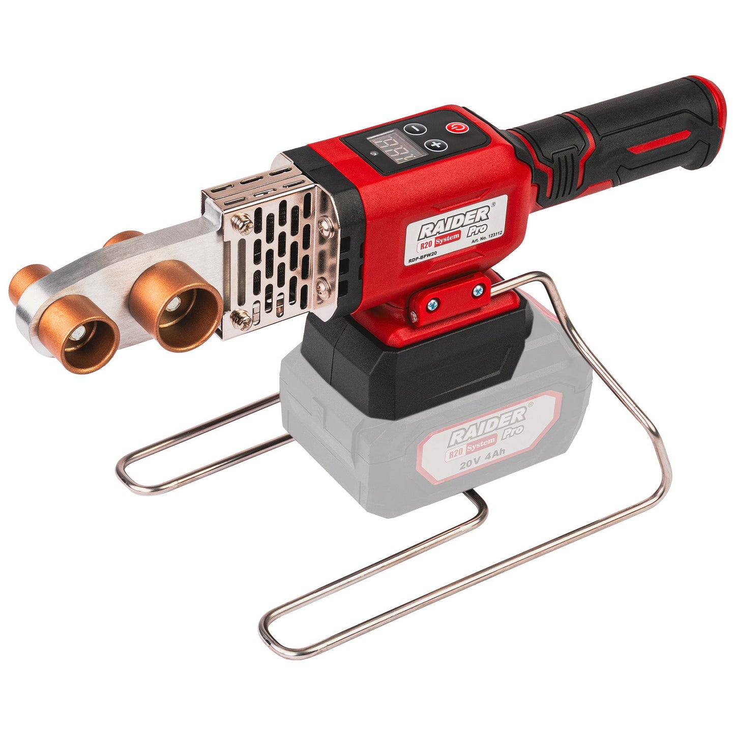 Set sudura PPR RDP-BPW20 Solo (fara acumulator si incarcator), 340°C, 3 bacuri, 20-32 mm, Raider 123112