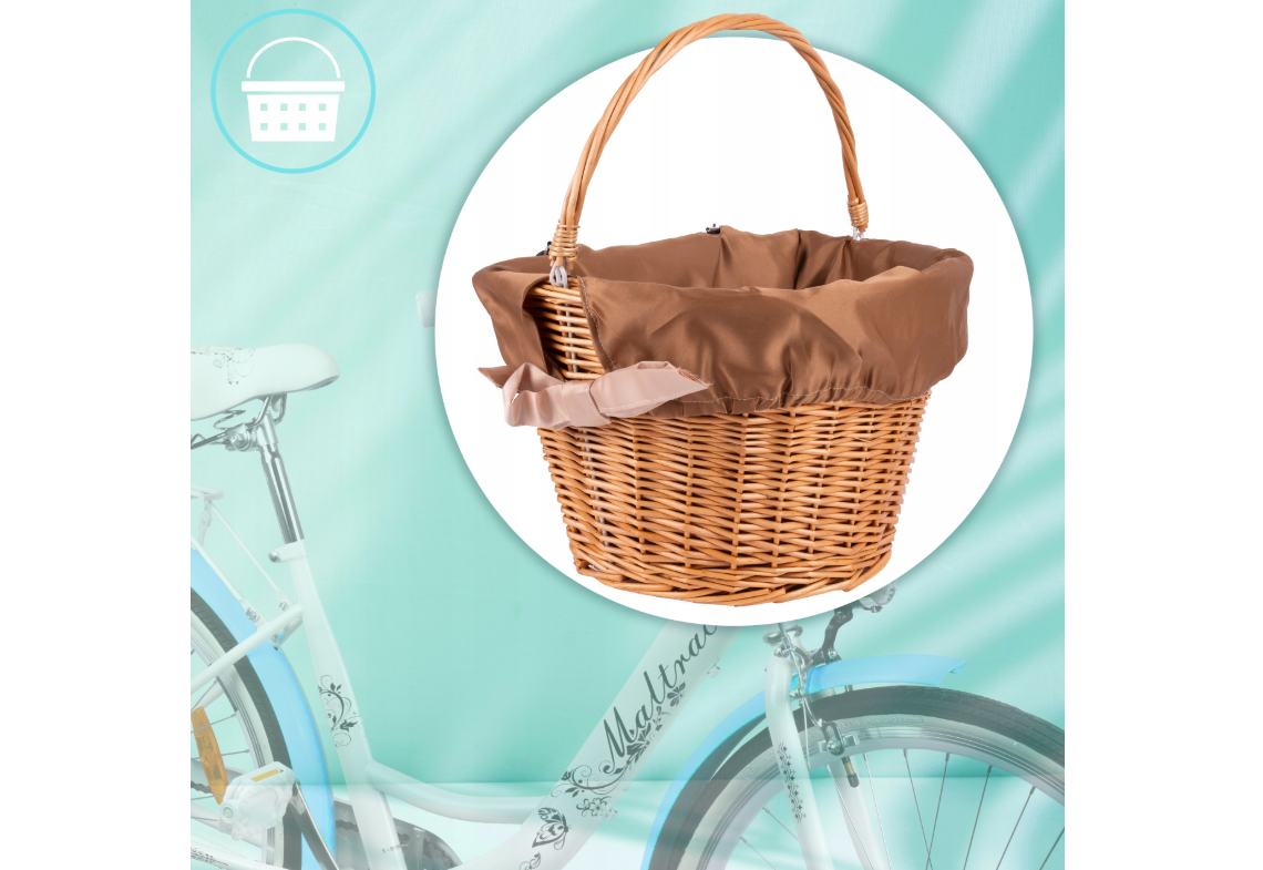 Bicicleta de oras dama 26x1,75, albastru mare, 17 kg, capacitate maxima 120 kg, MalTrack 111661