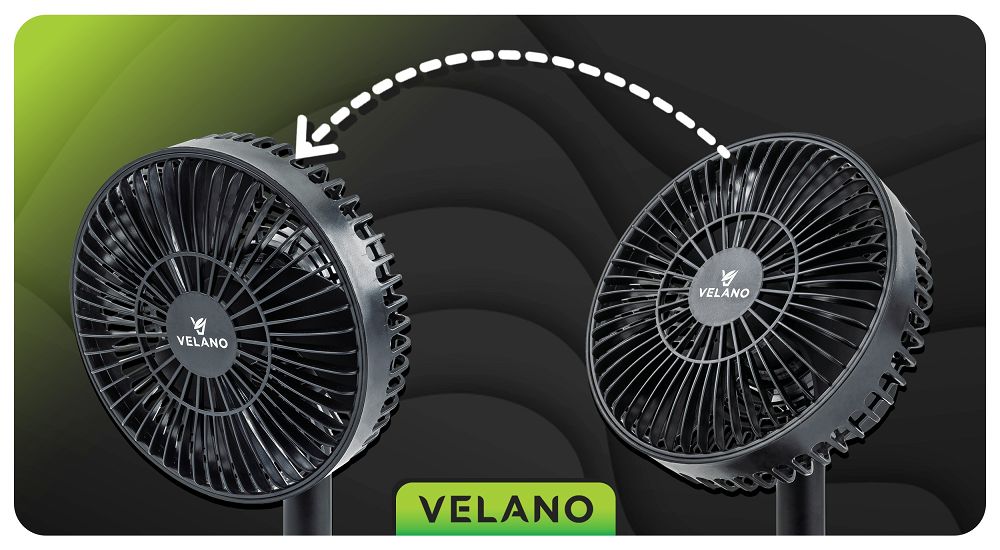 Ventilator de birou Velano, 2000 mAh, Powermat VELWEBS0009