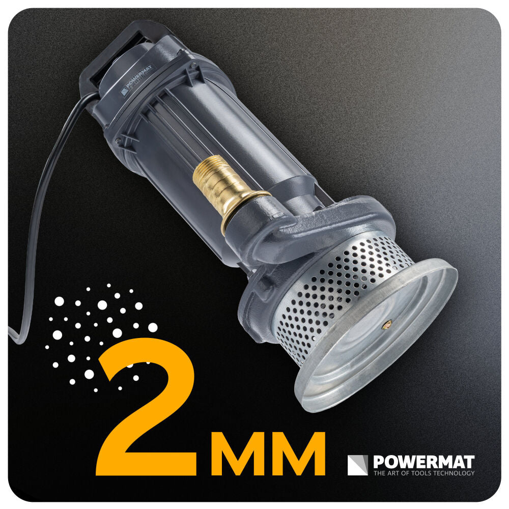 Pompa submersibila PM-PDWB-550T, 500 W, 7500 l / h, 1", cablu 10 m, Powermat PM1639