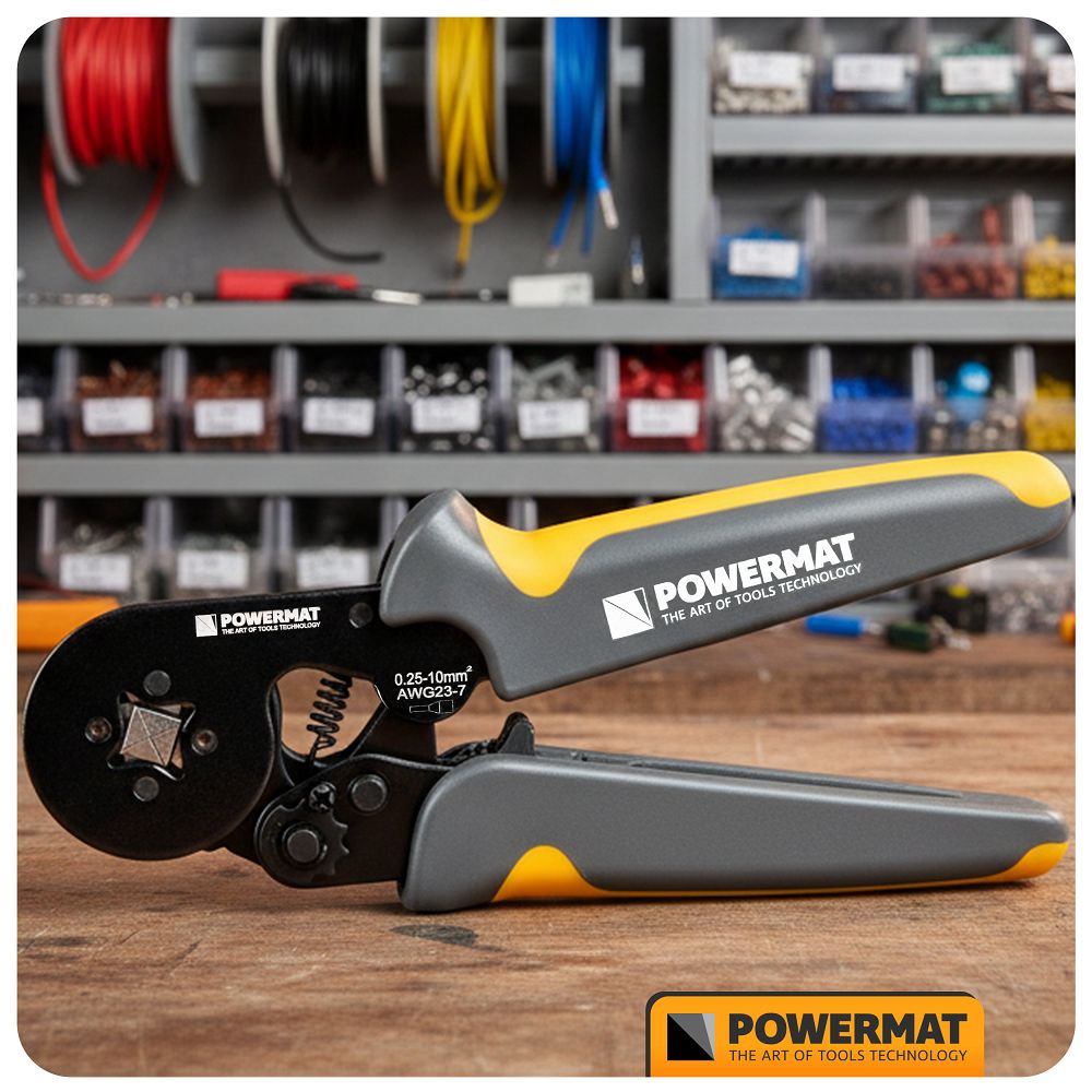 Set cleste pentru sertizare cu mansoane PM-ZDTK-175T, 1200 bucati, Powermat PM1408