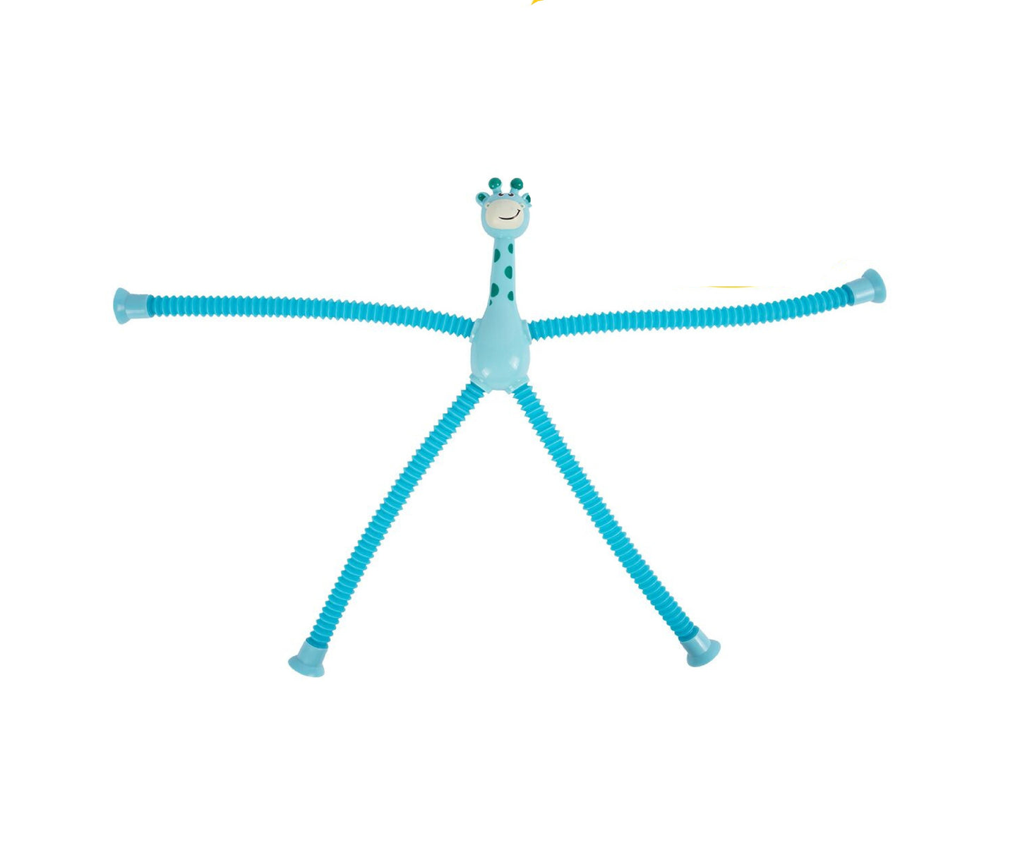 Jucarie interactiva girafa telescopica cu ventuze, 19 cm, MalPlay 111067