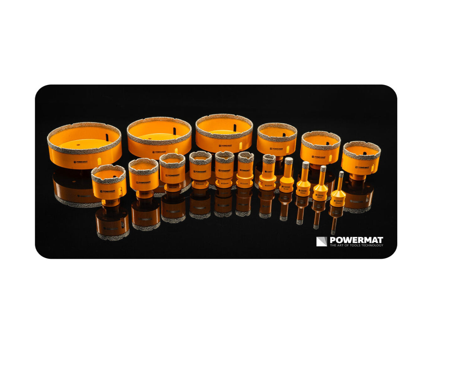 Carota diamantata pentru ceramica PM-DWK-65M14M, 65 mm, Powermat PM1578
