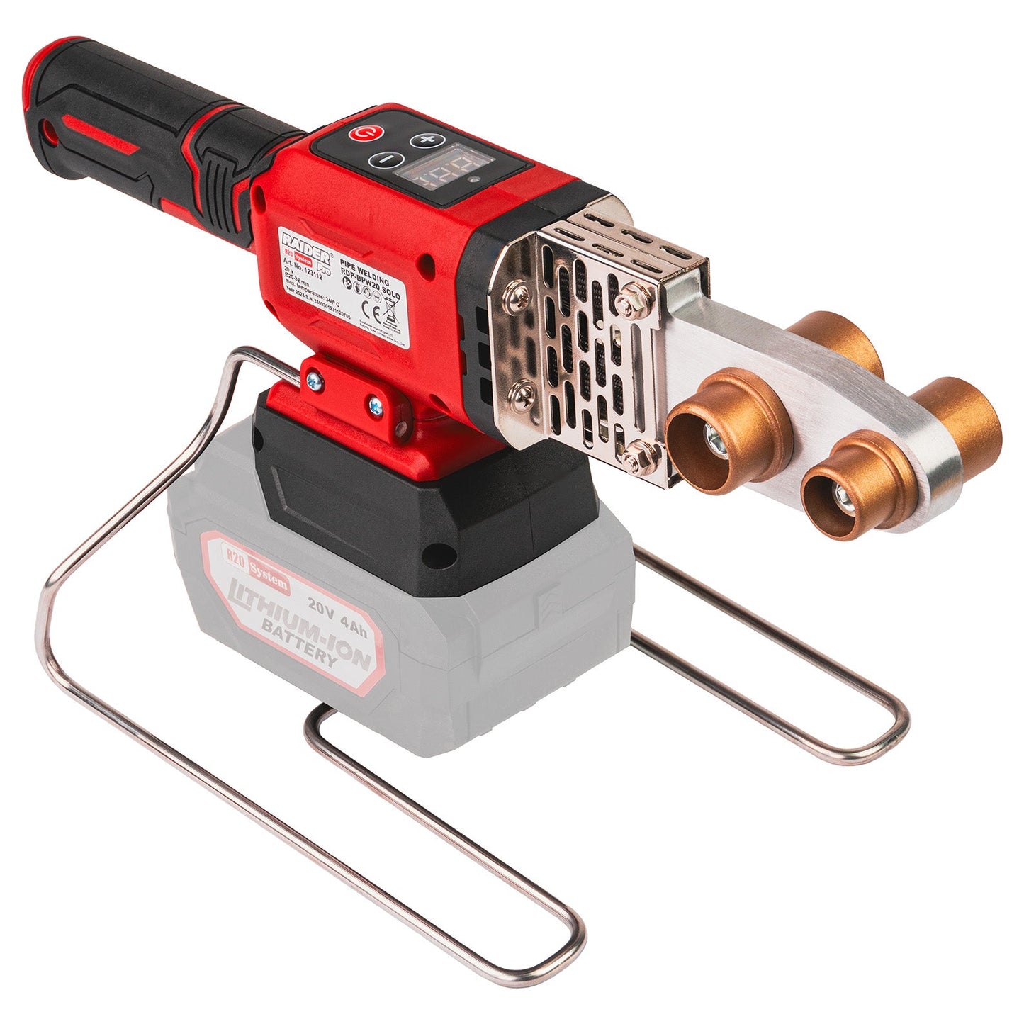 Set sudura PPR RDP-BPW20 Solo (fara acumulator si incarcator), 340°C, 3 bacuri, 20-32 mm, Raider 123112