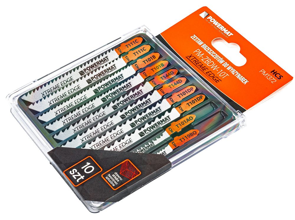 Set lame pentru fierastrau sabie PM-ZBDW-10T, 10 bucati, Powermat PM1372