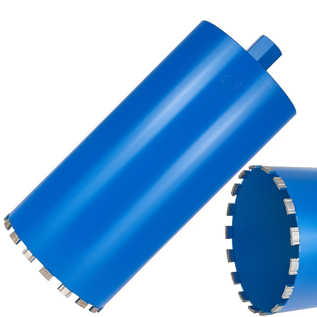 Carota diamantata pentru umed / uscat, 202 x 10 x 450 mm 17 T, 1.1 / 4", Geko G65221