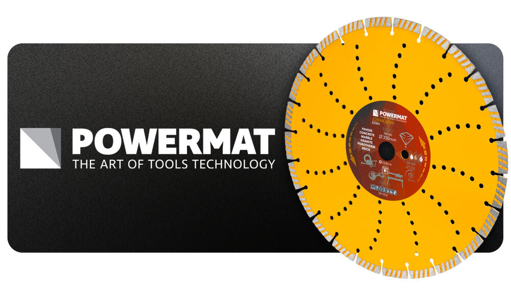 Disc diamantat segmentat PM-TDCS-3502T, 350 mm, Powermat PM1503