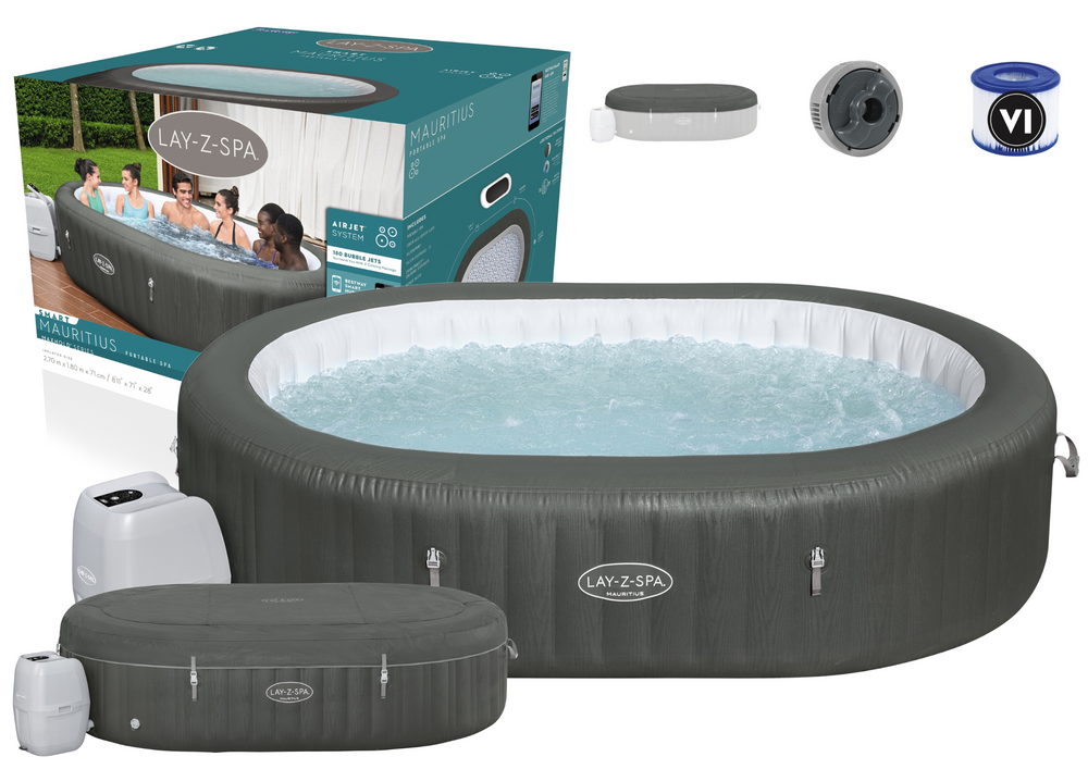 Spa conflabil pentru 7 persoane, 270 x 180 x 71 cm, Lean 20088