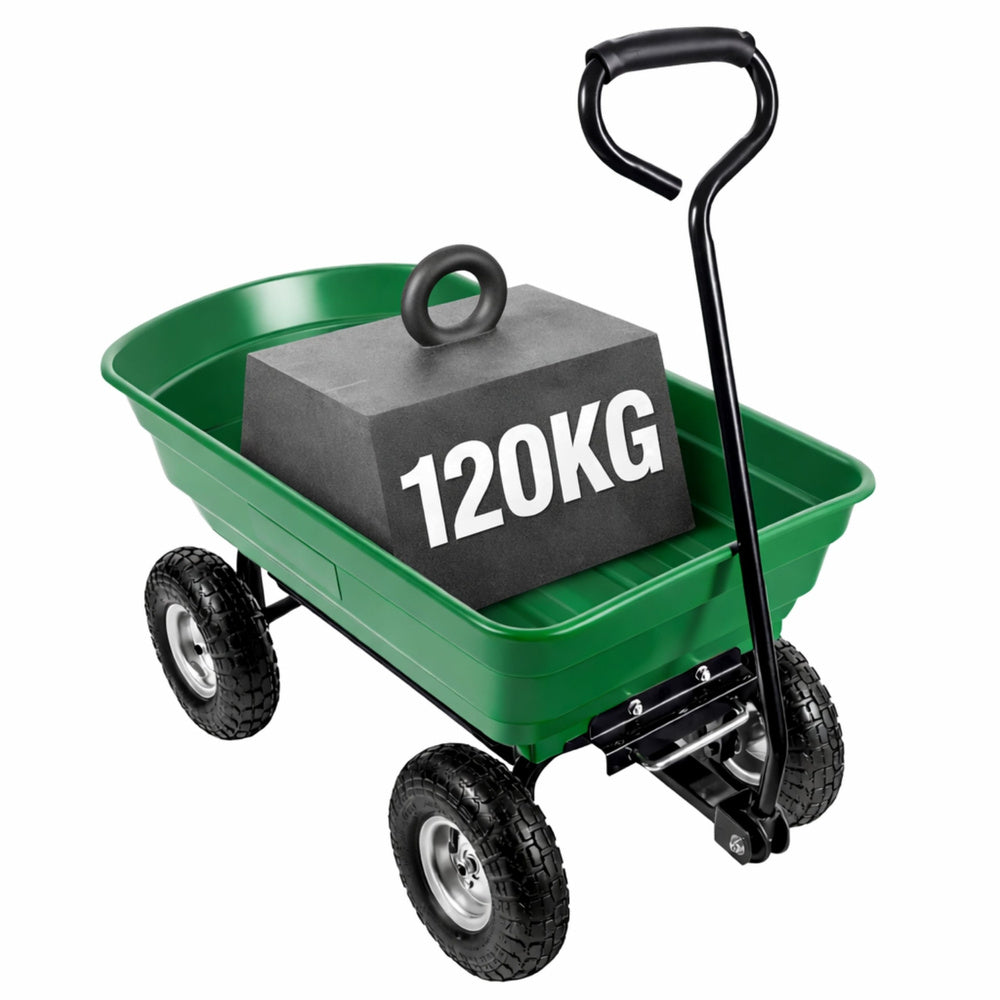 Carucior de gradina cu platforma detasabila, 930 x 500 x 510 mm, capacitate maxima 120 kg, Lean 26736