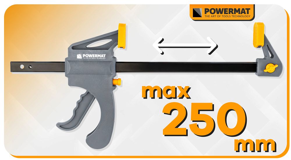 Clema de tamplarie PM-SSD-10T, 250 x 60 mm, Powermat PM1431