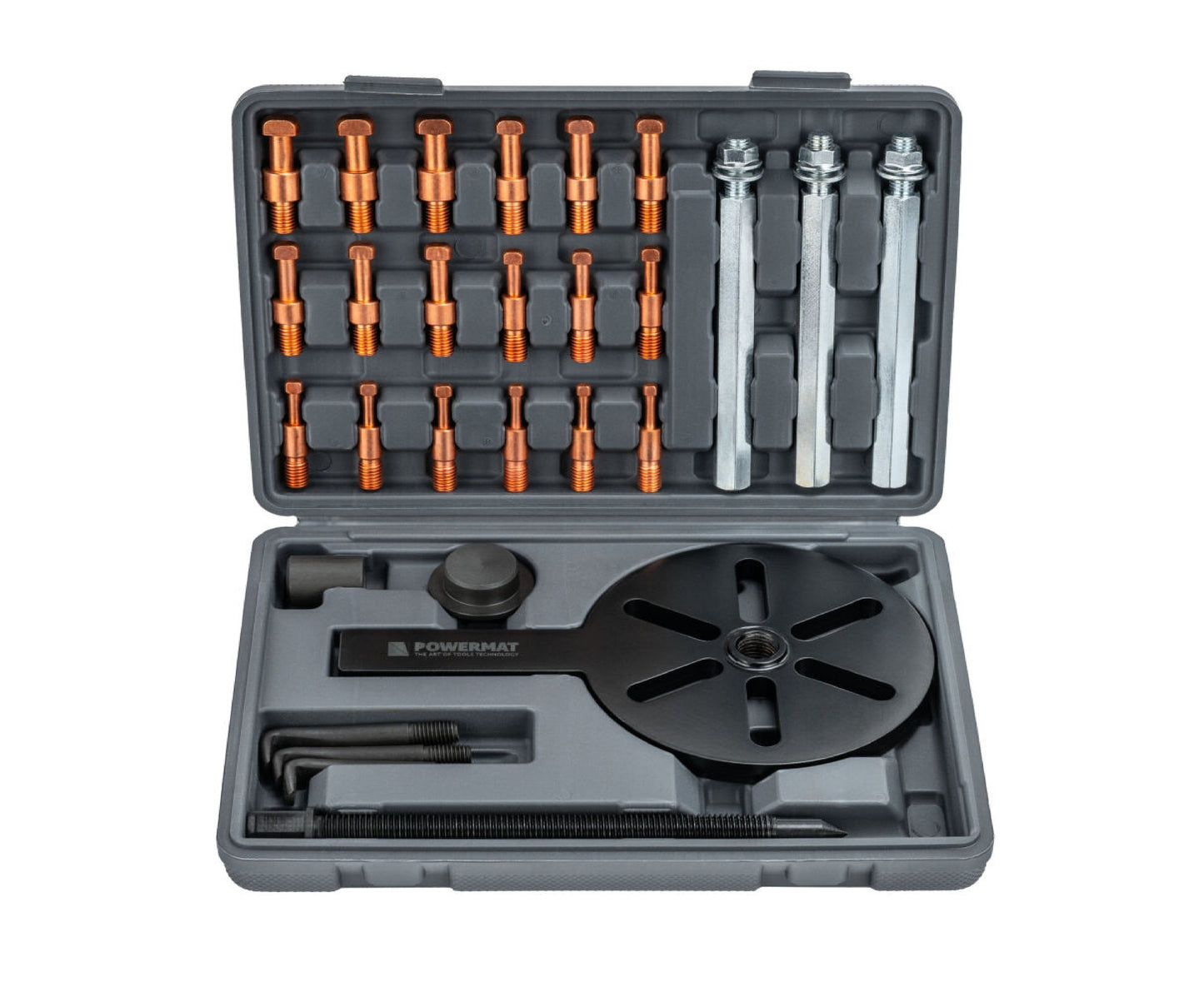 Extractor pentru rulmenti PM-SLWK-32T, 32 piese, Powermat PM1536