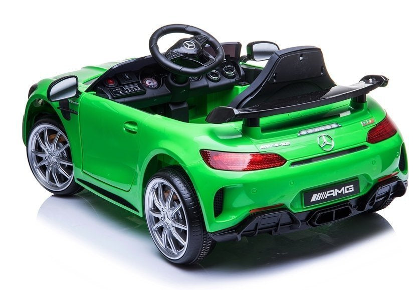 Masina electrica Mercedes GTR, verde, Lean 3868