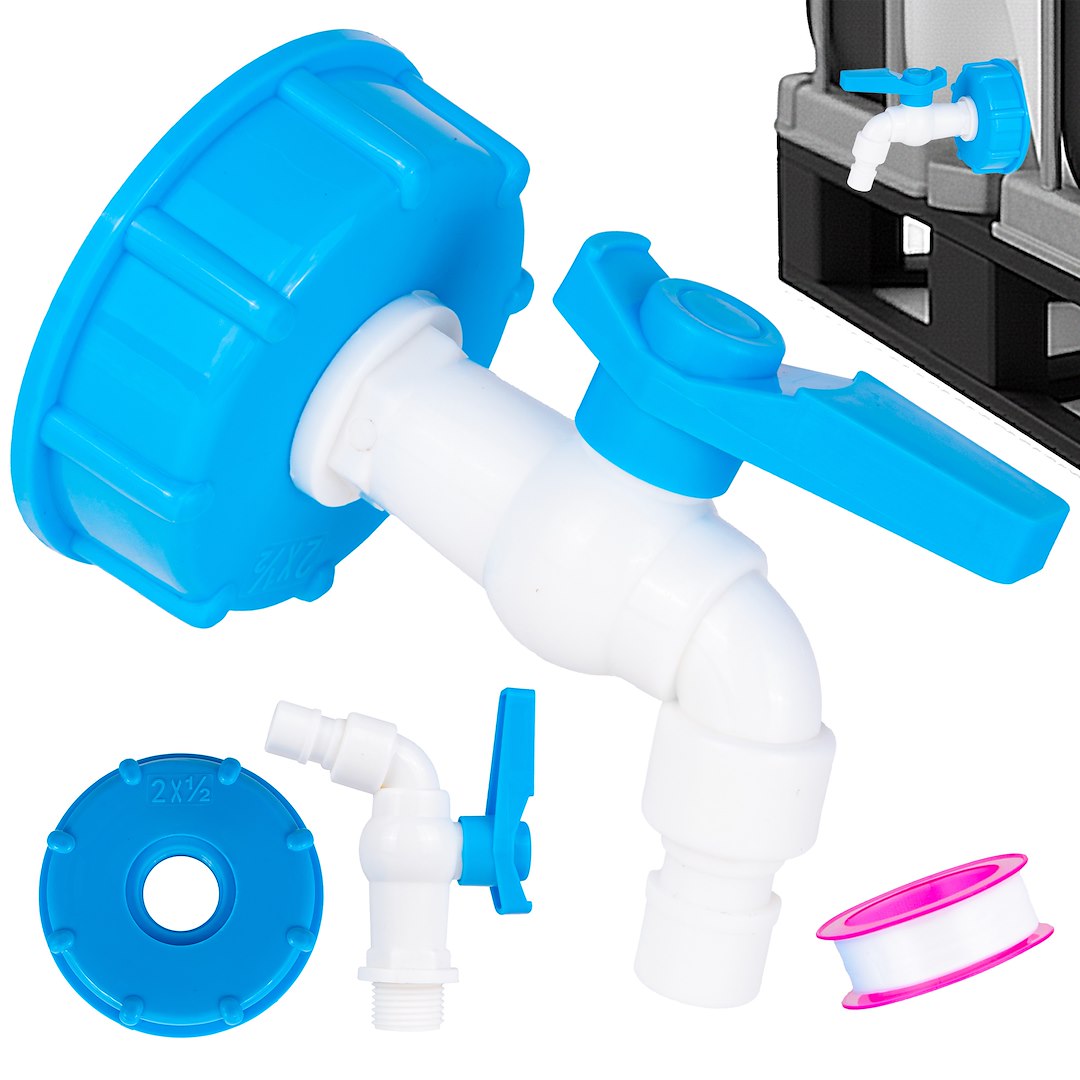 Robinet IBC S60 x 6 1 / 2" pentru containere Mauser, Geko G70192