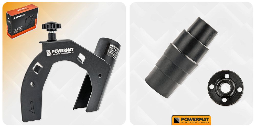 Capac aspirare praf pentru polizor unghiular PM-OSK-125MN, 125 mm, Powermat PM1414