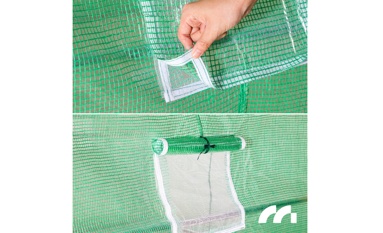 Folie pentru sera de gradina, 10m2, 2.5 x 4 x 2 m, MalTec 112157