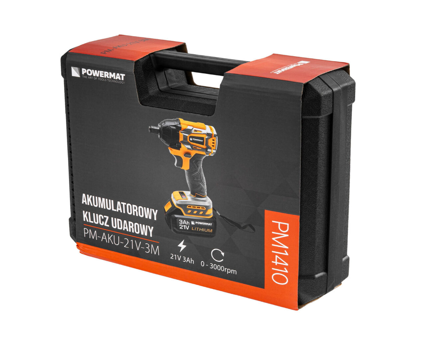 Cheie electrica de impact cu acumulator PM-AKU-21V-3M, 21 V, Powermat PM1410