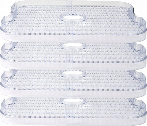 Set 4 tavi pentru deshidratorul de alimente PerfectDry 450 W, 31,5 x 25,0 x 3,5 cm, MalTec 109555