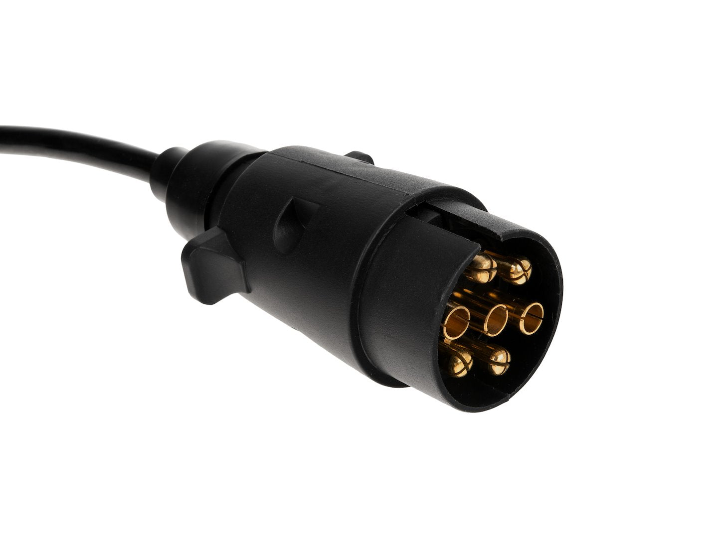 Cablu prelungitor spiralat pentru remorca, 5m 7PIN 12V, Geko G02314