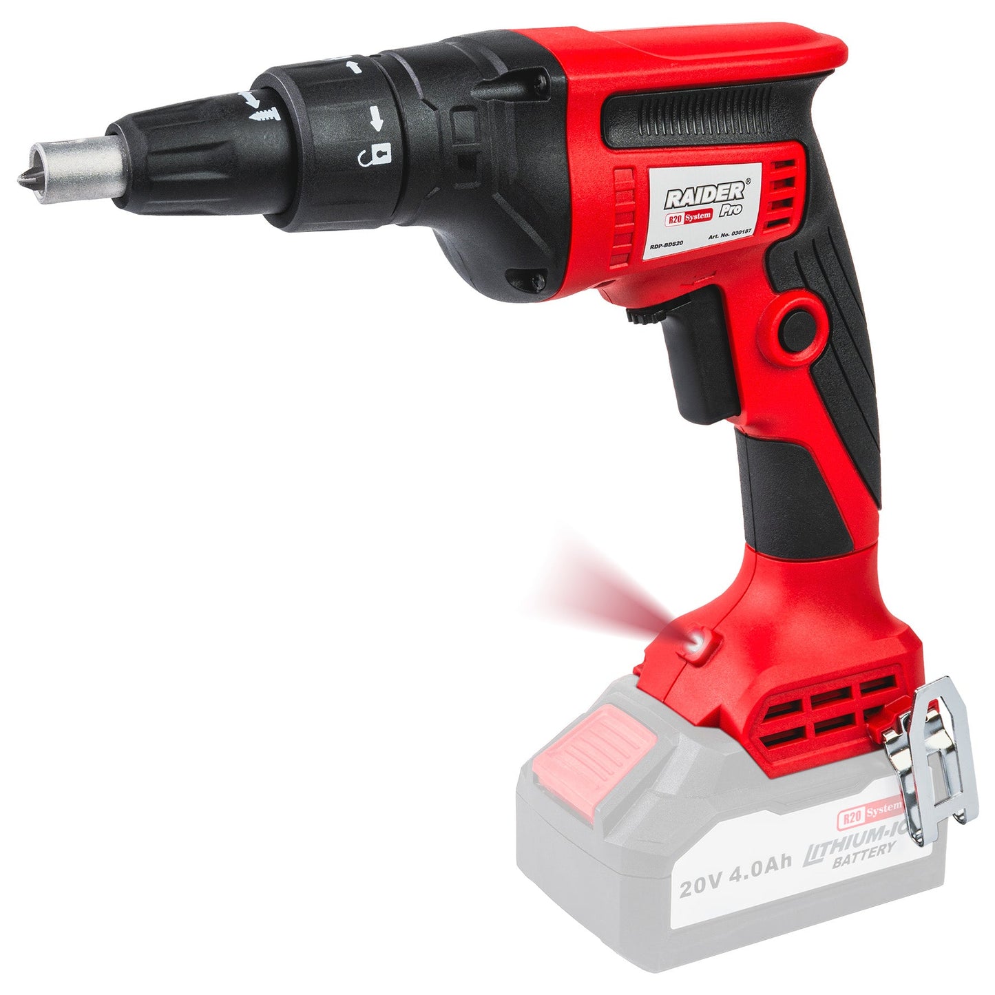 Surubelnita electrica gips carton pe acumulator RD-ES46 Solo (fara acumulator siincarcator) 520 W 1 / 4", Raider 030187